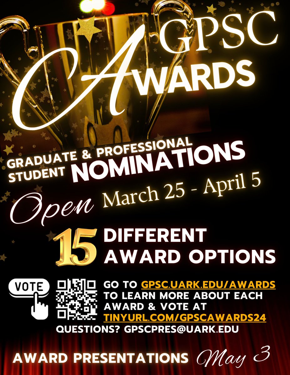 University of Arkansas GPSC tweet media