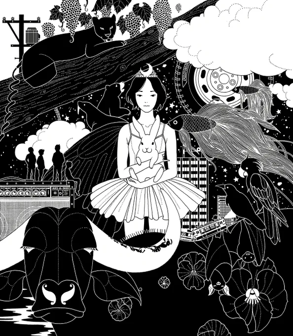 『ファンクラブ』|『ワールド ワールド ワールド』(ASIAN KUNG-FU GENERATION)#対になってる絵をあげる 