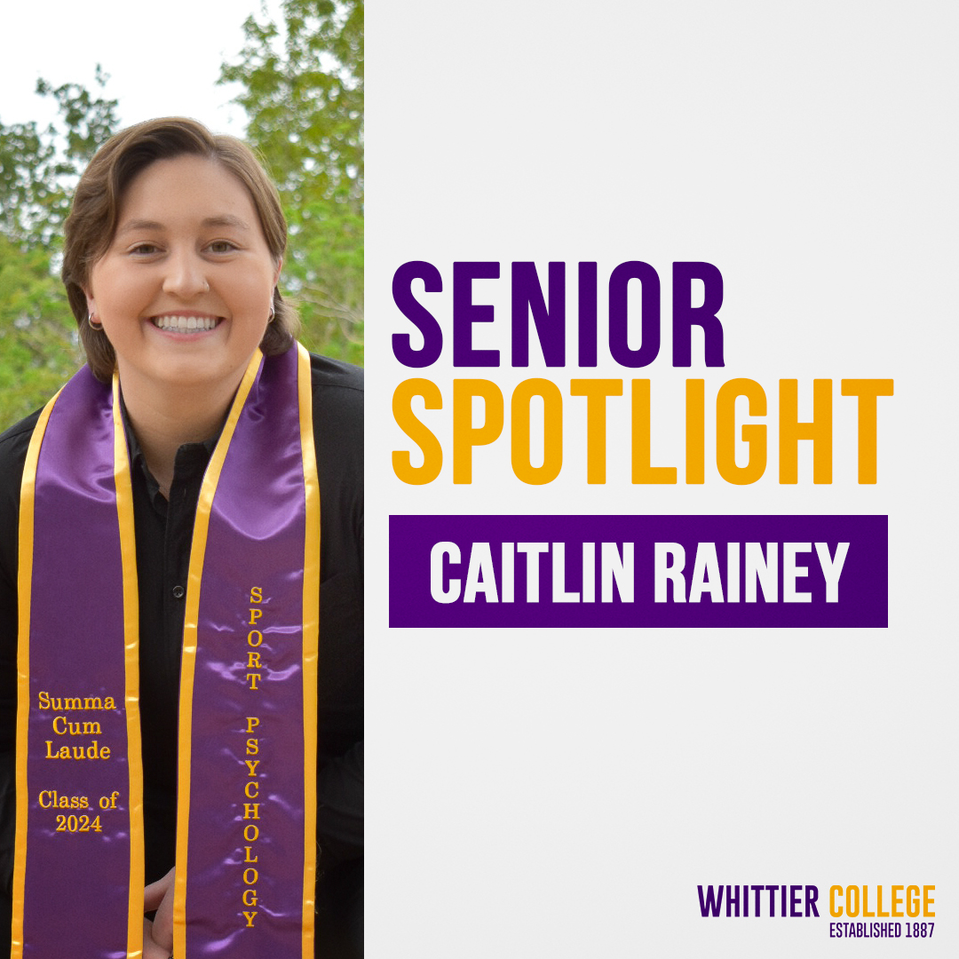 “I have had the opportunity to meet so many amazing people and really learn who I am and what I am capable of.” Read more about our first Senior Spotlight, Caitlyn Rainey 🔦🎓: whittier.edu/news/fri-03292…