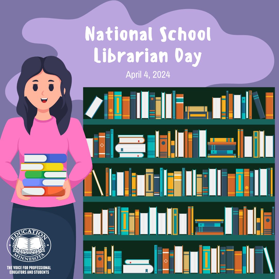 School librarians make room on the shelf for everyone's story. Happy National School Librarian Day! 📚 #mnleg #freedomtoread #teachtruth