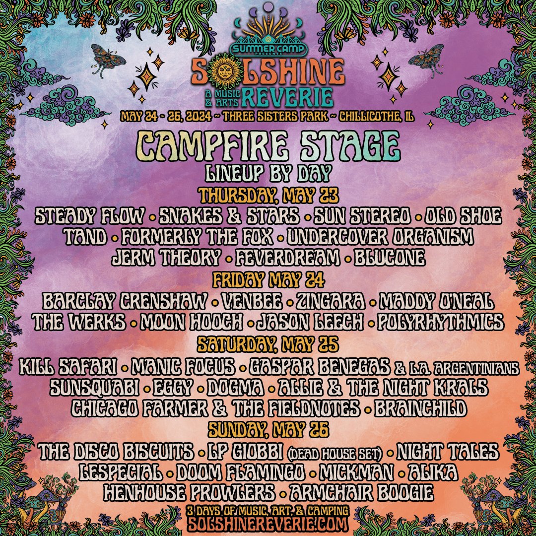 stoked for @solshinereverie next month!! catch me @ the Campfire stage on May 24, grab ur passes at SolshineReverie.com