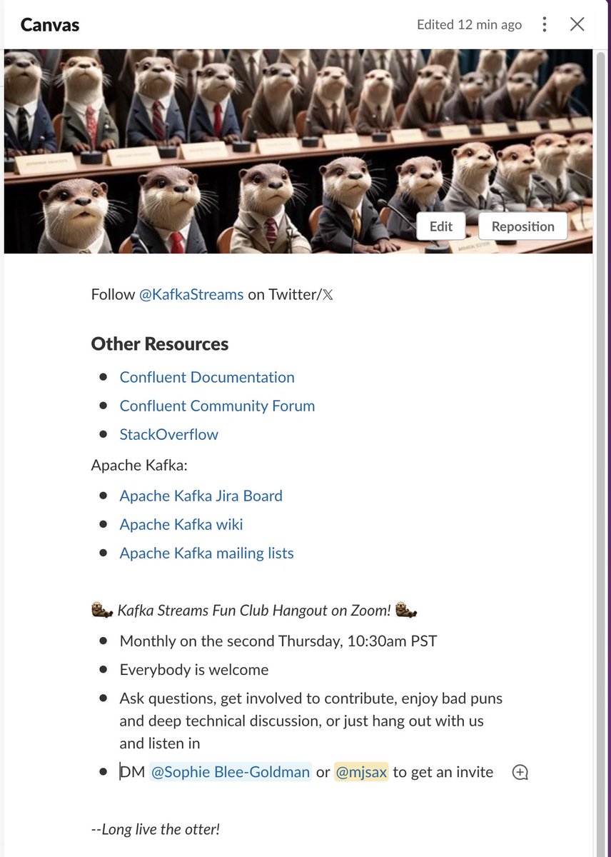 Our #KafkaStreams Confluent Community slack channel just got a new look and feel. Join the fun: join.slack.com/t/confluentcom…