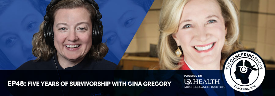 Breast cancer survivor and warrior princess Gina Gregory returns to the Cancering Show to share candidly about reaching the pivotal five-year milestone in her survivorship. ow.ly/EGit50R59un