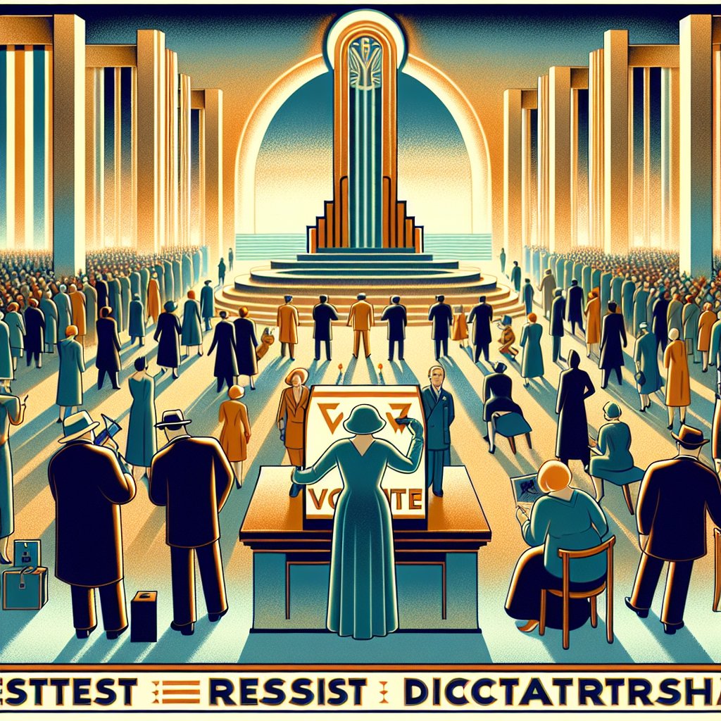 Defend democracy, resist dictatorship. #ResistDictatorship