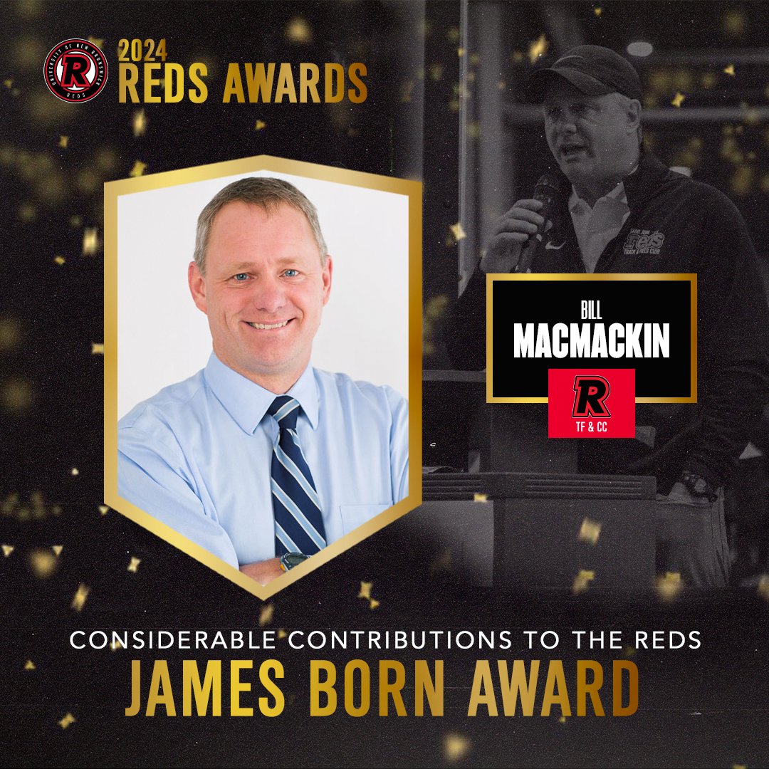 For his remarkable contributions both on and off the field, congratulations to Bill MacMackin of <a href="/UNBTrack/">UNB CC & TF</a> on winning the 2024 James Born Award!

#goredsgo
