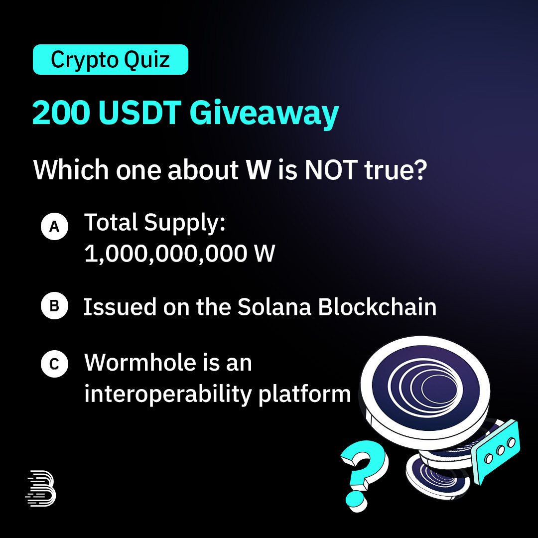 Keep riding the $W wave! 🌊

Dive into the ocean of W and get a chance to share 200 USDT! 💰

1️⃣ Follow us, Quote RT with your answer &amp; @ 3 friends
2️⃣ Join instagram.com/bitmart_exchan…
3️⃣ Fill: forms.gle/nYD1wwEcnawRTb…

#BitMart #Wormhole #giveaway #Solana #crypto