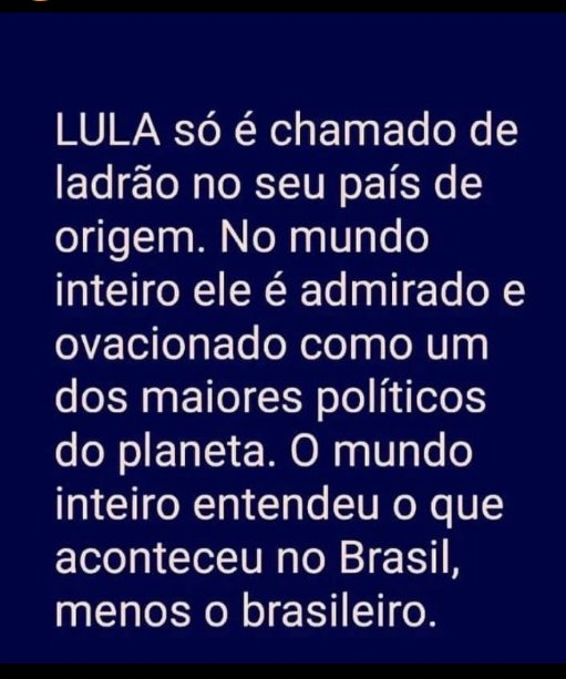 Eu sou brasileiro mas não sou burro como os bolsominions
