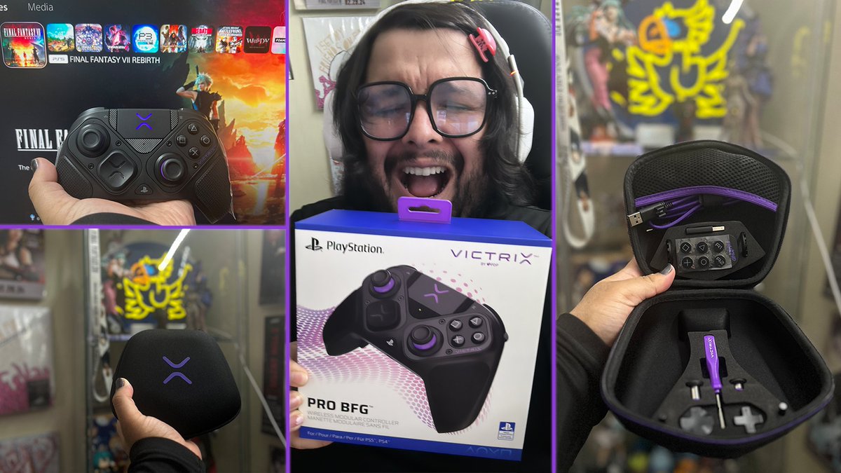 Thank you so much @VictrixPro for sending me a Victrix Pro BFG Controller💜! I'll be using the Pro BFG as my main PS5 PC modular controller to stream all these amazing games! [gifted/ad] #ProBFG #victrixpro #PlayPDP