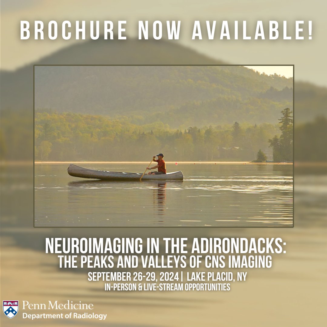 The course brochure for #Neuroimaging in the Adirondacks is calling... will one be yours? Download your copy today! spr.ly/6018wEVhs