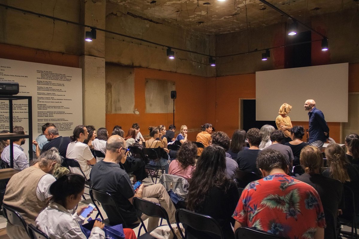 StacionCCA's tweet photo. #throwback #summerschoolasschool 2018 with #seminars #workshops #lectures #performances #study #tours, school #film program and #exhibitions by #artists #writers and #scholars...
Stay tuned for SSAS2024, August 5-17 #Kosovo #Prishitina #interdiscipinary #eduaction #contemporary https://t.co/ESjI3NYQ54