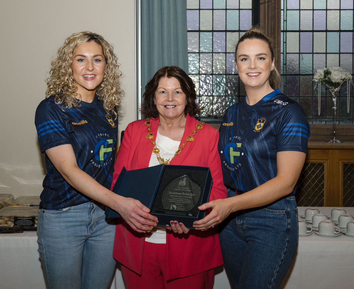 A huge thank you to our Mayor, Councillor Patricia Logue Derry City & Strabane District Council who held a Mayoral reception this evening for our Senior Ladies to recognise their achievements for last year. 2023 Ulster Intermediate Champions. Congratulations Ladies and management