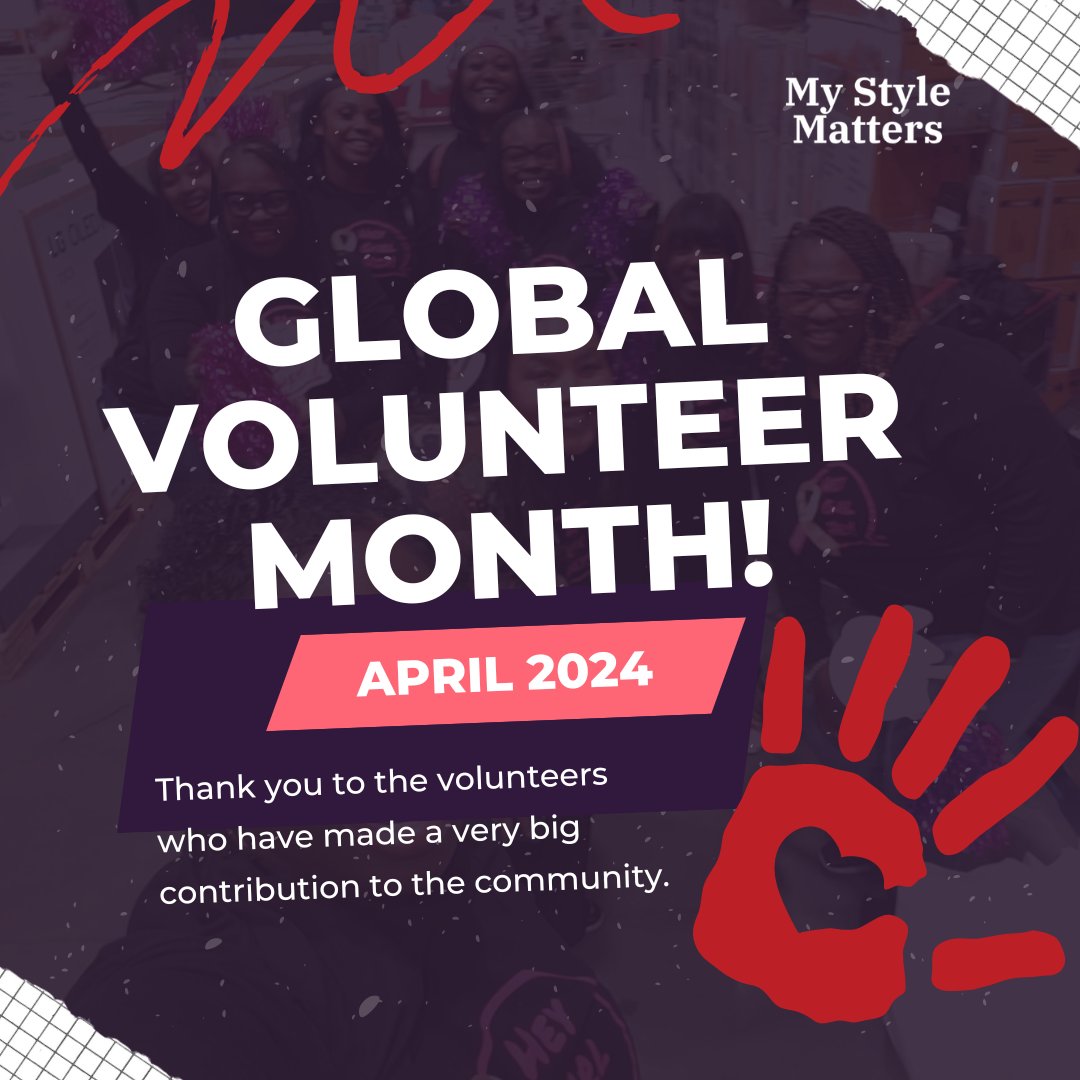 It's Global Volunteer Month! Let's turn compassion into action. Join My Style Matters to advocate for health equity, especially for black women battling breast cancer. Email info@mystylematters.org. #MyStyleMatters #GlobalVolunteerMonth