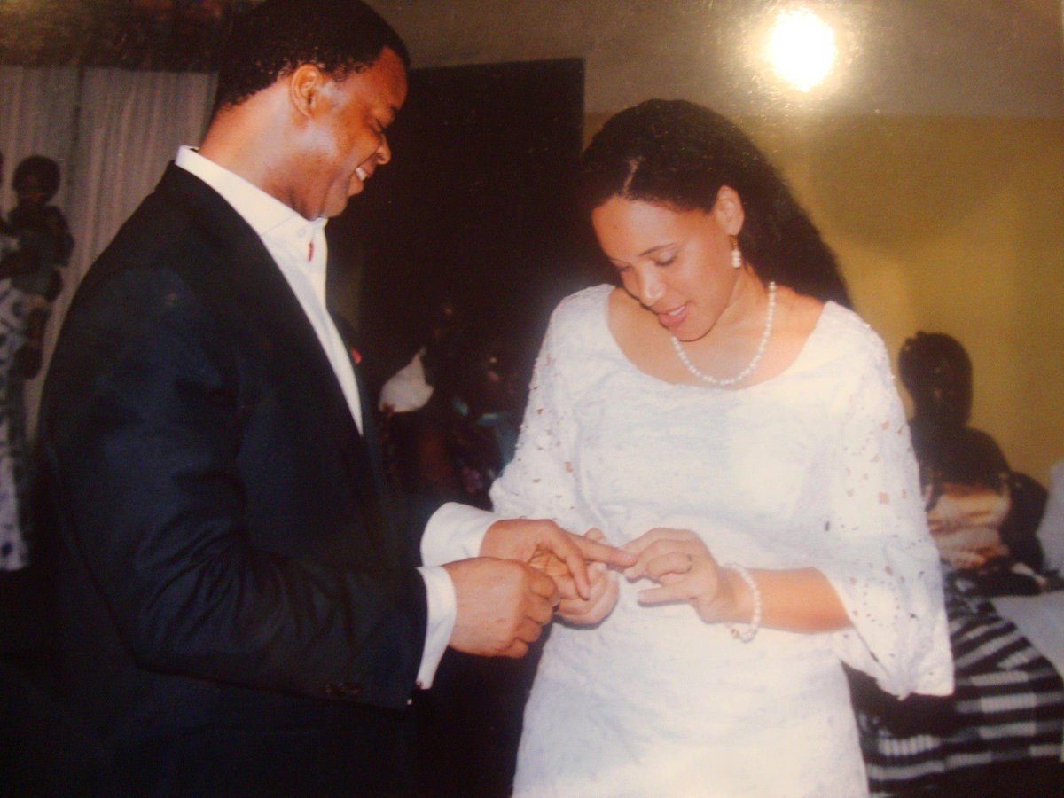 Yesterday was our wedding anniversary, (we got married 3X but this one is the real one). We just went to the registry in Accra, then had lunch with 6 people. Together 18 years, married 15. Happy Anniversary to my dearest husband. With you life is always an adventure. @ChifeDr