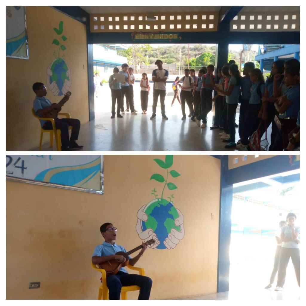 bcircuito1's tweet photo. Liceo "Cecilia Mujica", perteneciente al circuito educativo N1 "Felipa de Alcala"  del Centro de Desarrollo por la Calidad Educativa de la parroquia Bolívar. Festival del cuatro https://t.co/w2yCX1cA2u