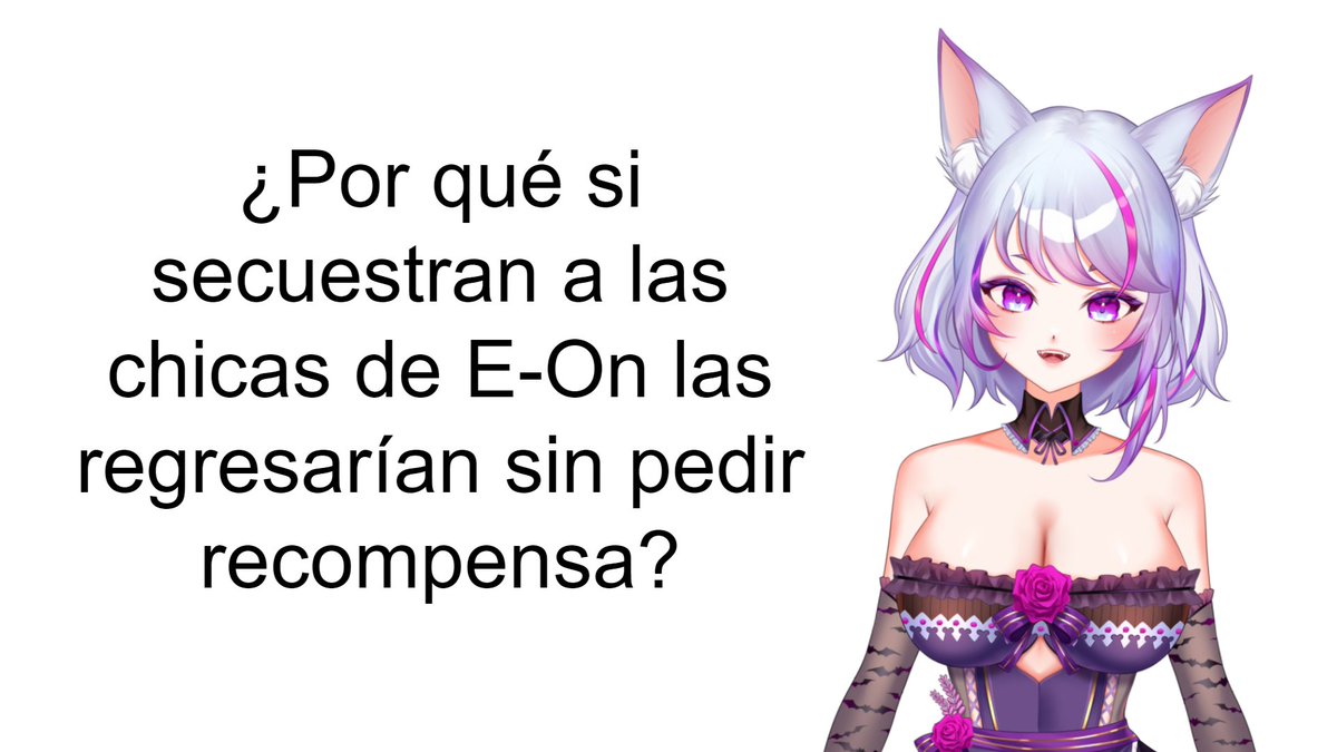 E-On Studio (@eonstudio_) on Twitter photo La jefa <a href="/NymphaaeaVT/">Nymphaaea 🔮</a> tambien hara su propia presentacion hoy y...
Yo lo que quiero saber es por que la jefa esta imaginando que van a secuestrar a las chicas
¿¡¡??!?!? La jefa <a href="/NymphaaeaVT/">Nymphaaea 🔮</a> tambien hara su propia presentacion hoy y...
Yo lo que quiero saber es por que la jefa esta imaginando que van a secuestrar a las chicas
¿¡¡??!?!?