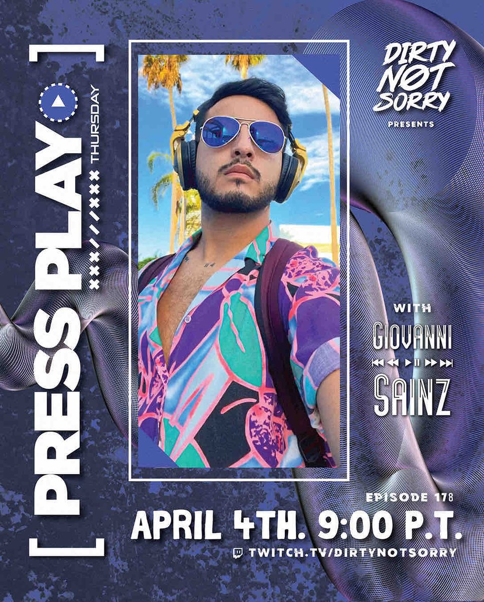 It’s about that time to get ready for the weekend 🔥🔥 we’re bringing it in with another episode of PRESS PLAY THURSDAY w/ @djgiovanni_sainz ▶️▶️

TUNE IN TONIGHT AT 9pm PST 🔊🔊 LINK IN BIO👆👆
_
#livestream #djlifestyle #housemusiclovers #techhouse