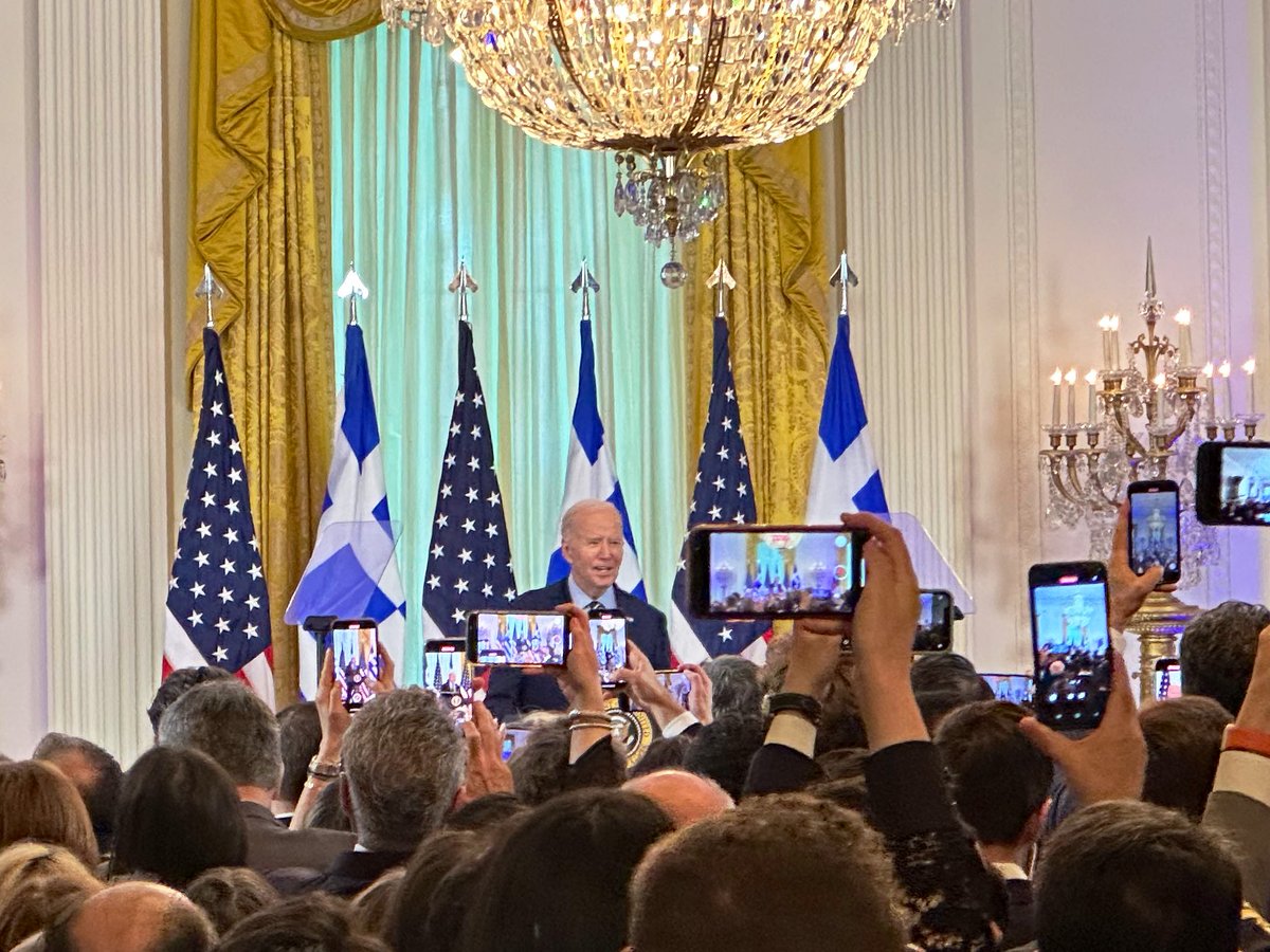 “I am Joe Bidenopolis,” President Biden says, celebrating Greek Independence Day at the White House.