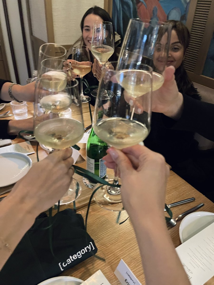 Last night, we hosted our first-ever <a href="/categorycomms/">Category Communications</a> collab with our incredible advisors + team.🚀

After launching 2 months ago, we took the time to celebrate what we’ve accomplished and chat about where we’re going.

The future is bright!💫