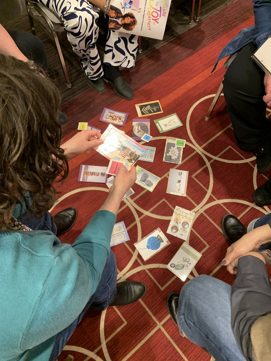 lps_visualart's tweet image. LPS Visual Art Teachers are sharing their expertise with thousands of art teachers, researchers and artists. Props to the Middle School Team for their packed session - What they didn&apos;t teach you in college! Standing room only with more teachers standing outside of room! 🤩❤️