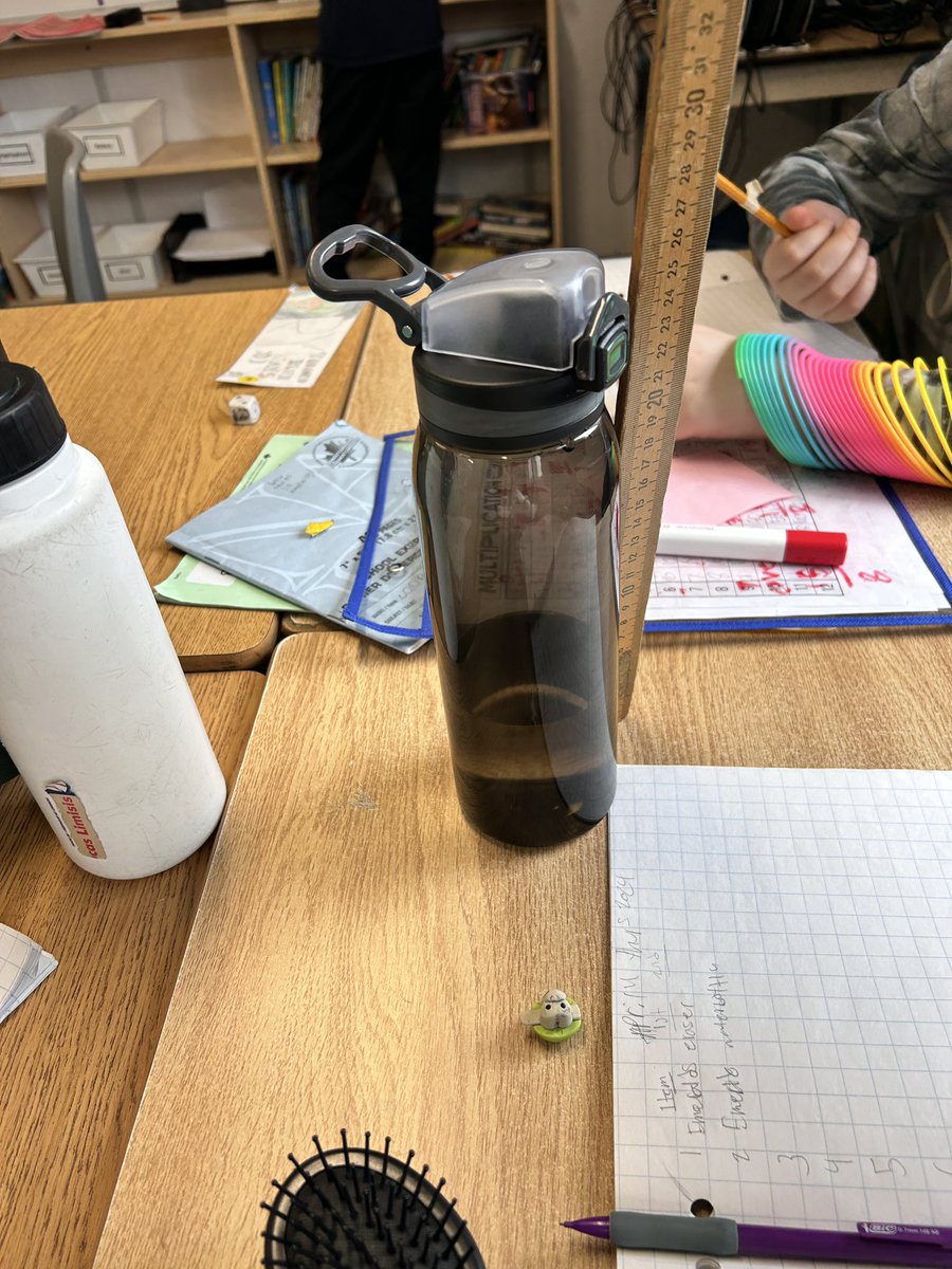 Kicked off the measurement unit today by measuring items around the classroom in one unit of measurement and then challenging them to convert that same measurement into a different unit #grade6 #math