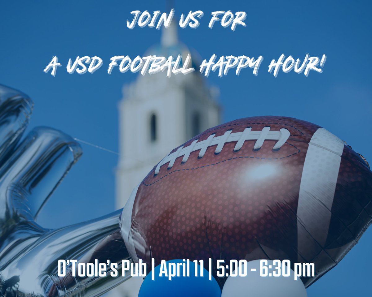 Torero Football Alumni and Supporters, join us on April 11th for a Happy Hour with @madbacker56! Register here: tinyurl.com/5fdaje43
