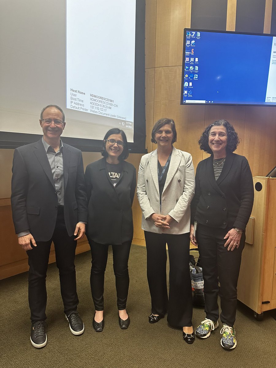 Today, we were honored to host distinguished scientist Aviv Regev, PhD, as she discussed 'Cell Atlases as Roadmaps in Cancer.' This enlightening discussion shed light on new pathways in cancer research—truly inspiring! 🧬 #CancerResearch @SilvioGutkind @MadameSurgeon