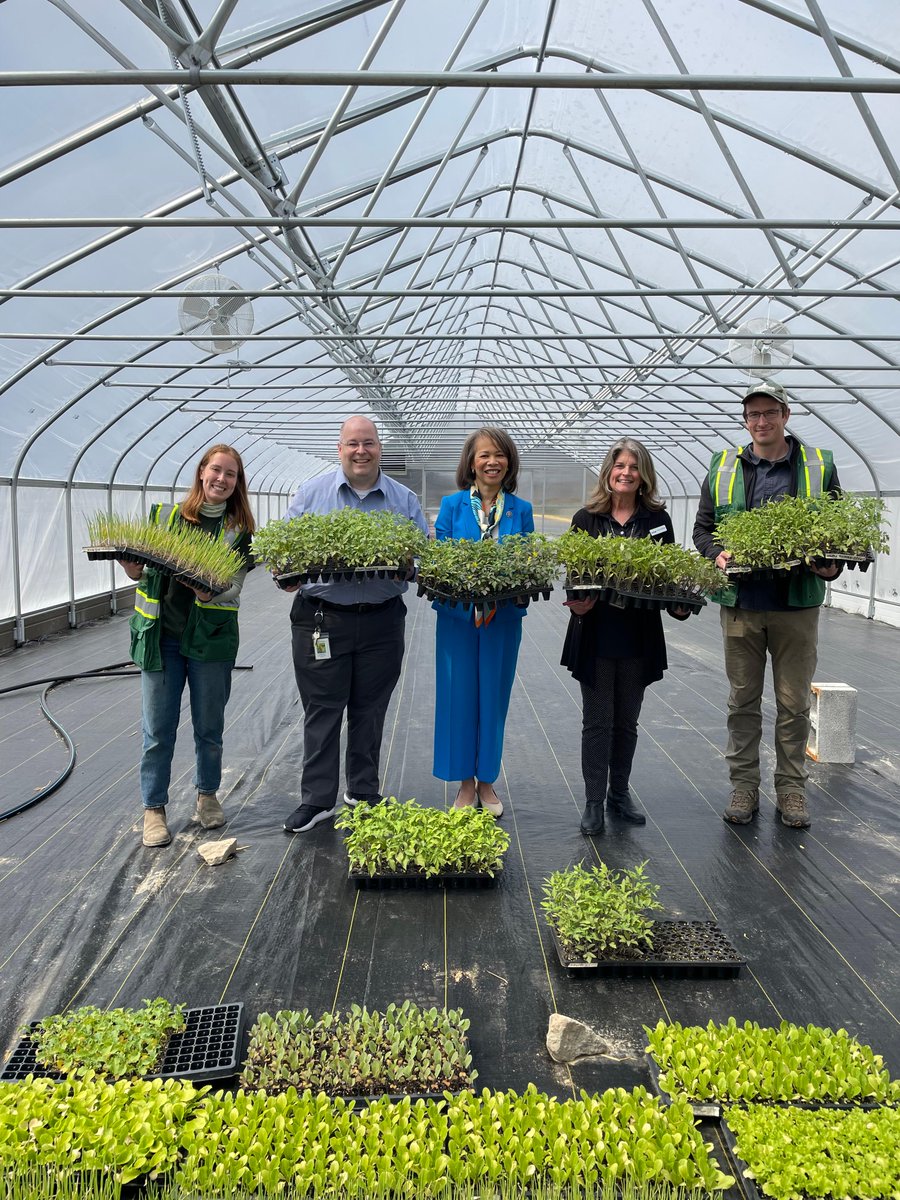 Thank you @replbr for visiting our newly opened Milford facility earlier today to announce over $84,000 in Community Project Funding to help our 3.5-acre garden!