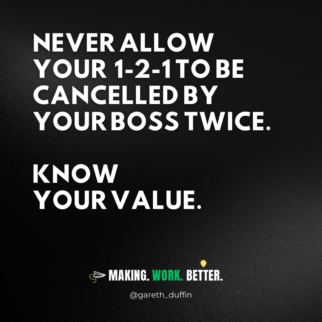 Once can be explained, twice is showing you are not a priority, SPEAK UP

#makingworkbetter #organisation #culture #leadership #motivation #teamwork #management