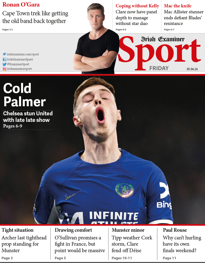 Friday's front page and our @ExaminerSport supplement cover. ePaper: irishexaminer.com/epaper Subscribe: subscribe.irishexaminer.com