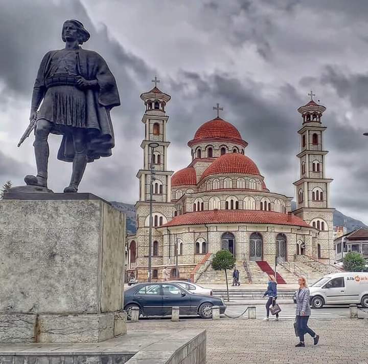 Albanian Orthodox Cathedral in Korçë, Albania 🇦🇱 
#ChristianAlbania