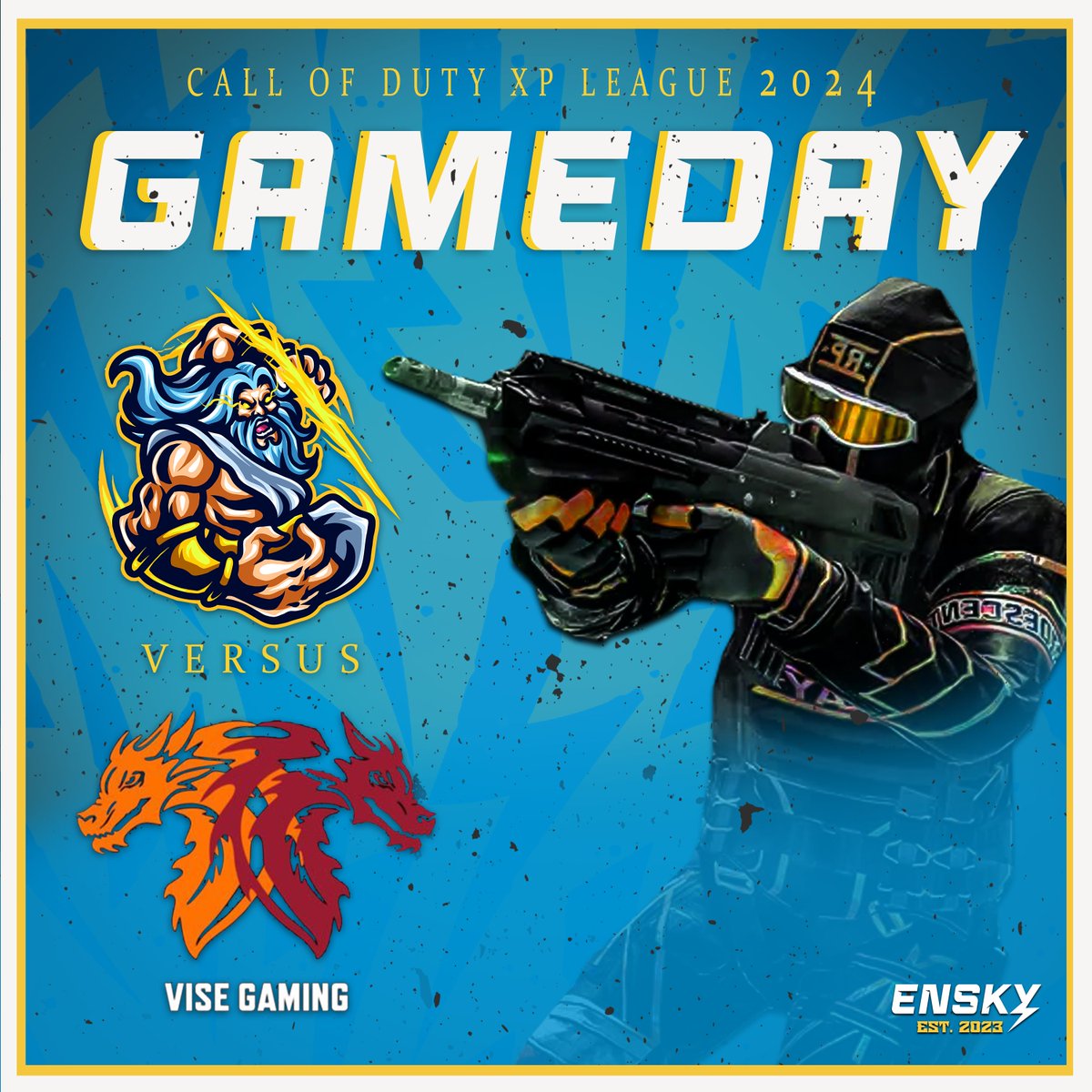 ⚡️GAMEDAY⚡️ ENSKY GOLD TAKES ON @GGViSeGaming IN THE @XP_Leagues TONIGHT AT 10:30PM EST! #RiseUp⚡️