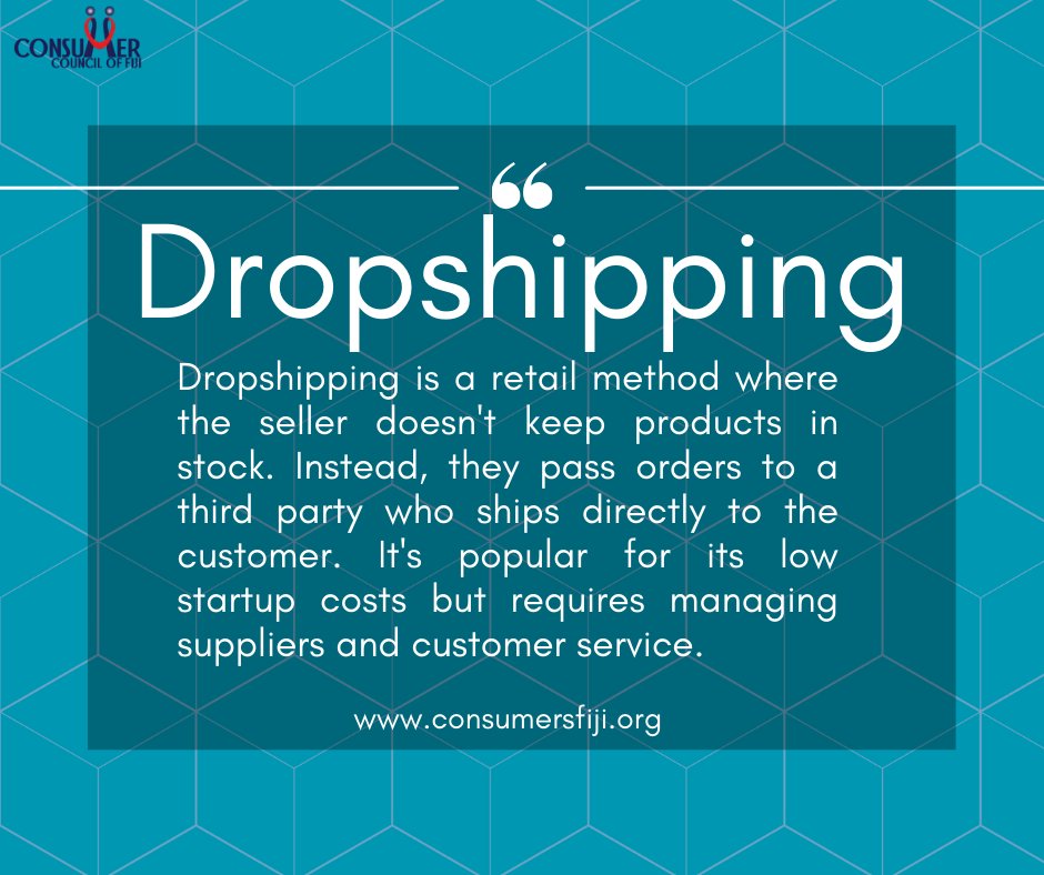 𝐃𝐨 𝐲𝐨𝐮 𝐤𝐧𝐨𝐰 𝐰𝐡𝐚𝐭 𝐃𝐫𝐨𝐩𝐬𝐡𝐢𝐩𝐩𝐢𝐧𝐠 𝐢𝐬? #KnowYourRights #TeamCCoF #Consumersfiji #consumerawareness