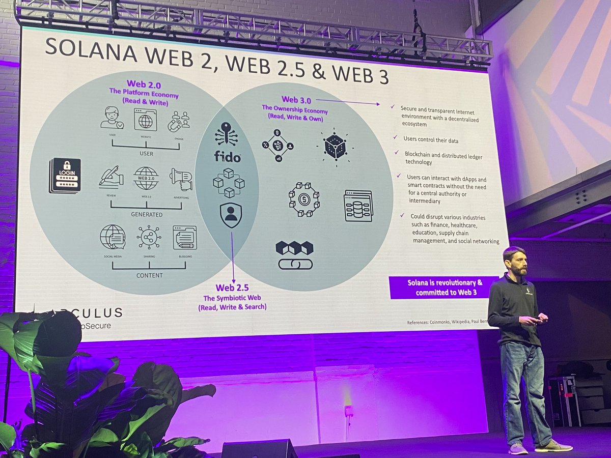 #TBT: Last week, @thisisarculus and @DrAdamLowe were at @Solana's Hacker House in Brooklyn. Lowe presented on how Arculus keeps the SOL ecosystem secure. Learn more here: bit.ly/43WUx1c #Solana #Arculus #HackerHouse @hackerhouses