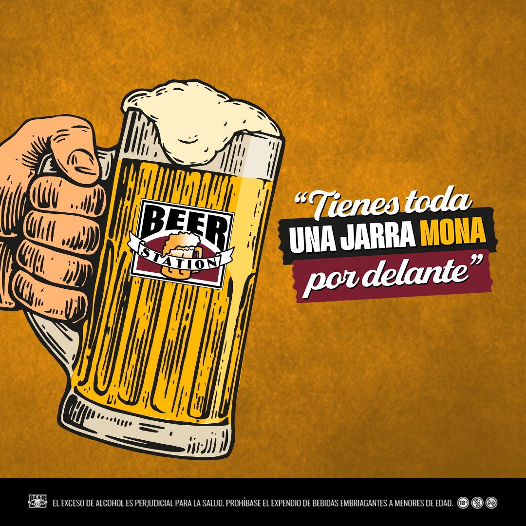 Enviale este post a tu amigo y cuentale que nuestra Jarra Mona con precio especial ya lo está esperando. 🤭🍺

⚡¡Nos vemos en su estación más cercana! ⚡

#BeerStation #JarraMona #BeerArtesanal