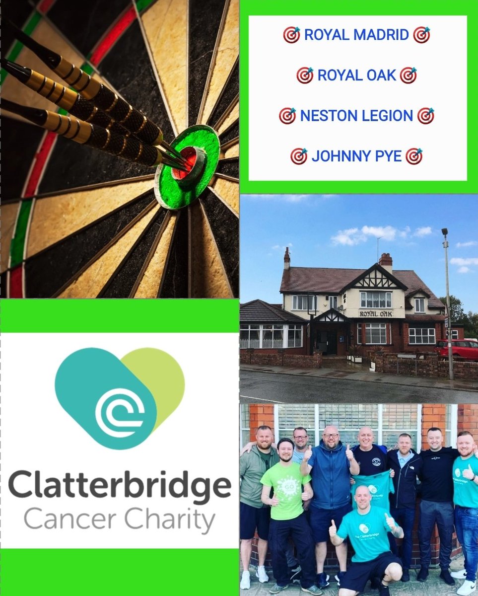 Charity Darts Day 2024 This Saturday!!! Raffle Tickets On Sale Now &amp; On The Day For Some Great Prizes!!! All Money Raised Will Go To <a href="/ClatterbridgeCC/">Clatterbridge Cancer Charity</a> 💚