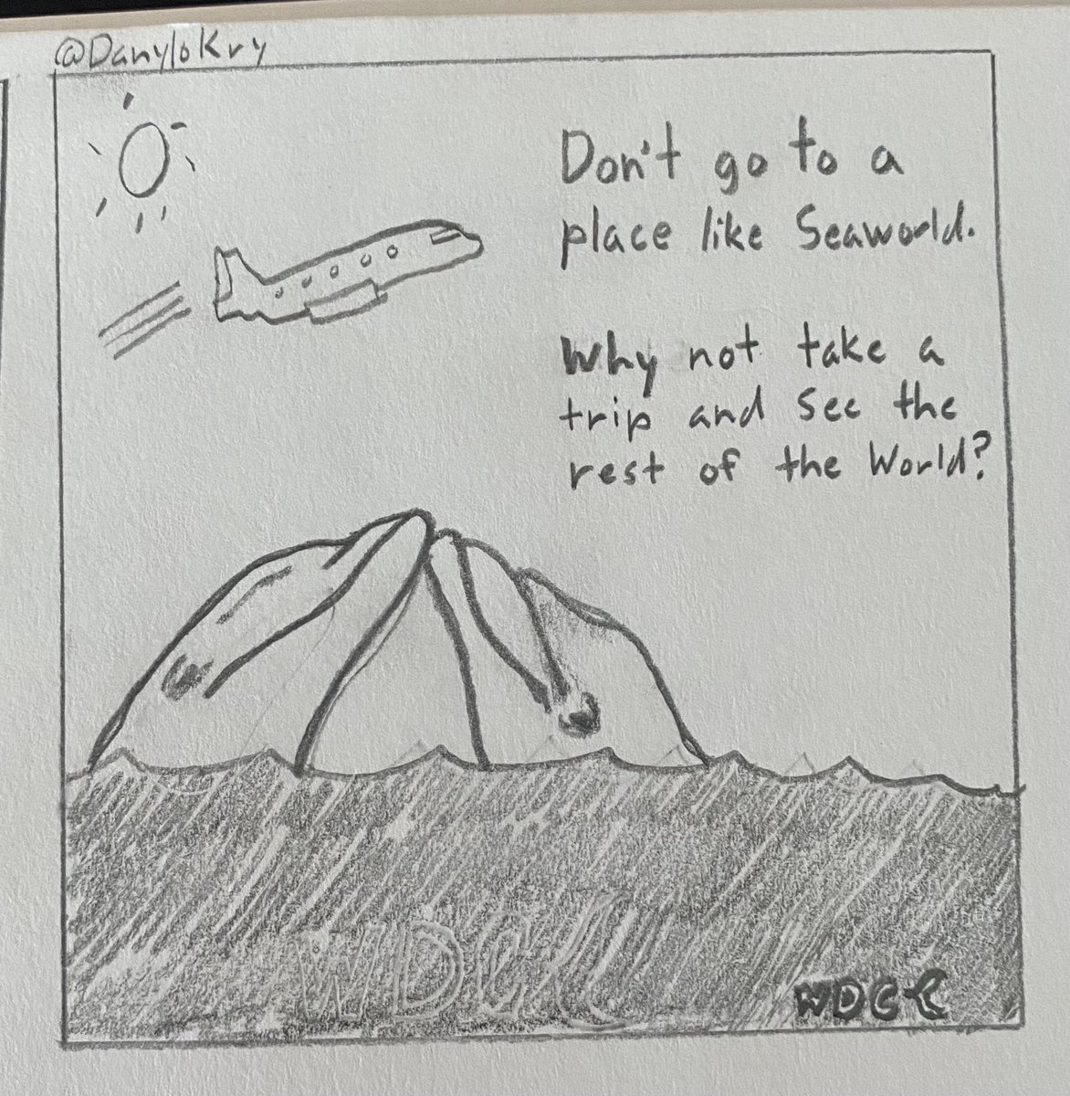 danylokry's tweet photo. #DontGoToTheShow and #EndCaptivityForever for @OneMinuteBriefs and @whalesorg “See the Rest of the World” #Advertising https://t.co/l4z22Ivhkf