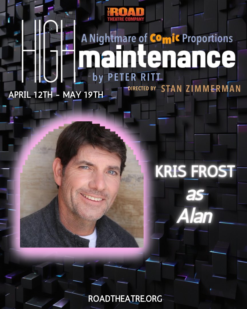 💡Spotlight Moment💡
Brightness up📱, here is Kris Frost as Alan!

He’s happy to be back onstage at The Road and previous plays here include Scintilla, Broken Fences, The Lyons, and Friends with Guns.  🤖

🎟️'s: ci.ovationtix.com/35065/producti…