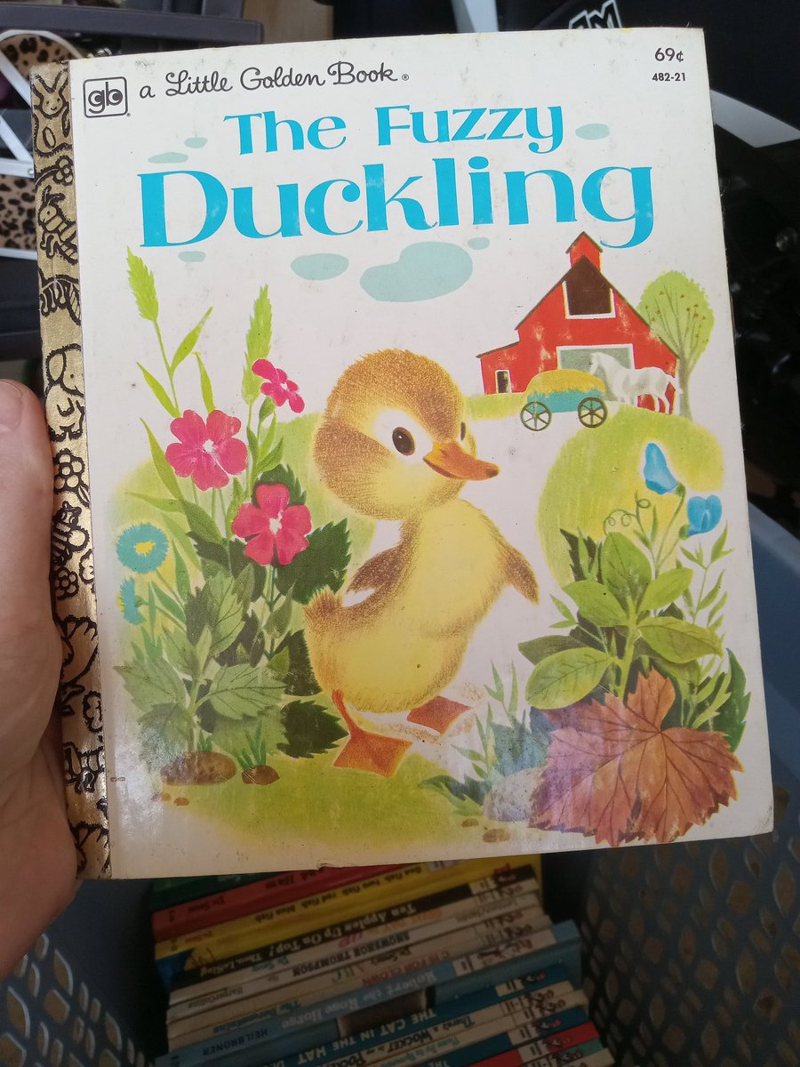 I want to live on this farm please now.
OG The Fuzzy Duckling 🥺
#LittleGoldenBook