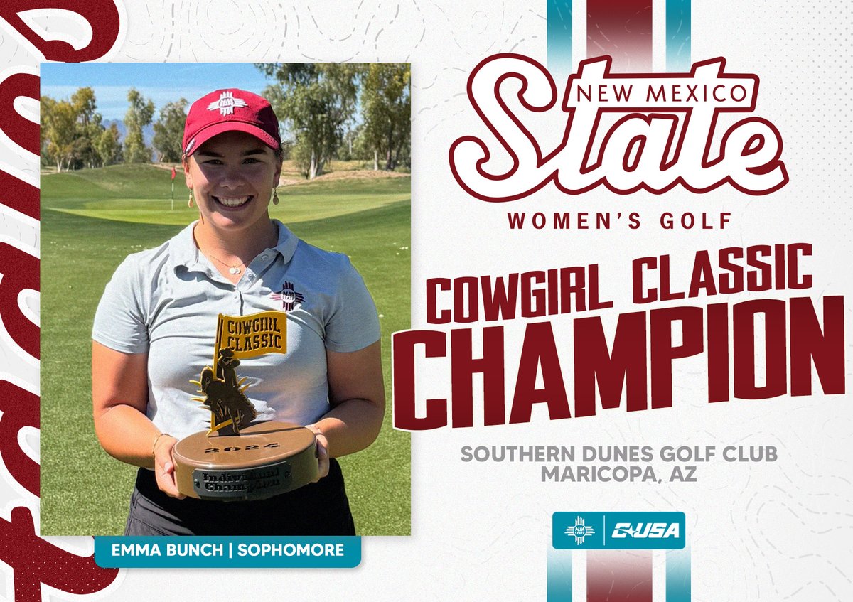 𝘽𝘼𝘾𝙆-𝙏𝙊-𝘽𝘼𝘾𝙆-𝙏𝙊-𝘽𝘼𝘾𝙆-𝙏𝙊-𝘽𝘼𝘾𝙆 𝘾𝙃𝘼𝙈𝙋𝙄𝙊𝙉 🔥 Emma Bunch (-9) earns her fourth-straight individual title! #AggieUp