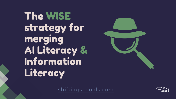 Looking for ways to help students do a close critical read of the way #AI tools are marketed? Check out our free guide to 'The WISE approach' shiftingschools.lpages.co/wise-approach/