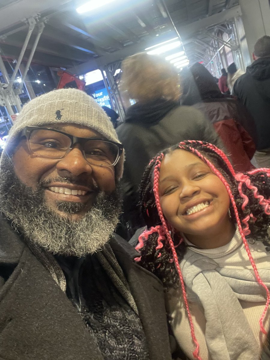 HMS_PGCPS's tweet image. Our CPA students recently took a trip to see a musical on Broadway and worked with actors to hone their crafts!  #whatanexperience #aladdin #timessquare @bkbornjabredap