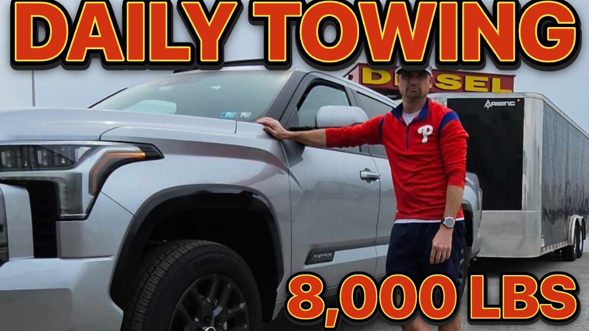 Patrick towed with his 2022 Toyota Tundra for 60,000 miles! How did his Toyota Tundra handle that much weight, every day of the week? VIDEO LINK: youtu.be/0PqSFdIwaZE?si… #toyotatundra #2024toyotatundra #2024tundra #toyota #tundra #2022toyotatundra #trucks #youtube