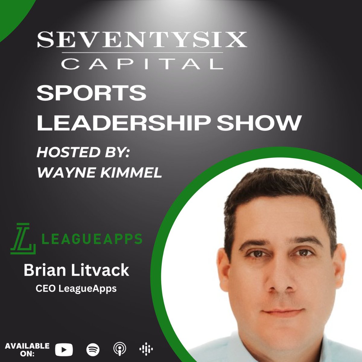 🎙 Check out @twittyhoops, CEO of @leagueapps, on the latest episode of the Sports Leadership Show, hosted by @waynekimmel.  Full episode 👉 bit.ly/SSCSLS #SportsTechVC #Sportsbiz #LeagueApps #AssetClassofSports