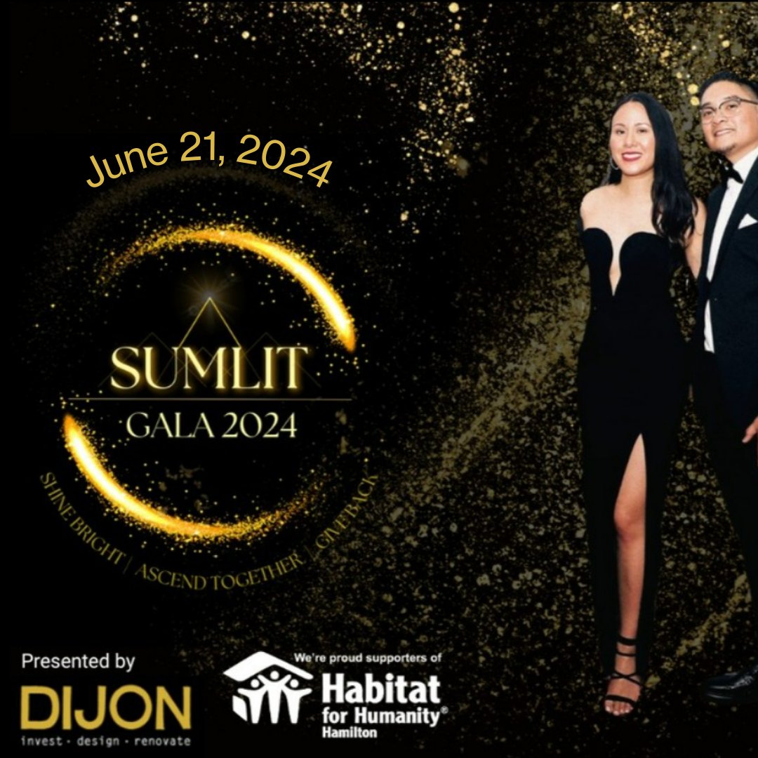 Mark your calendars for Sumlit Gala 2024 - a night of giving and glamour in support of Habitat for Humanity Hamilton 🙌 Every ticket sold helps us build stronger communities, one home at a time 💫 sumlit.org