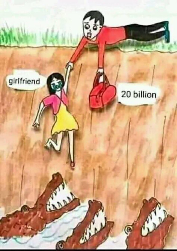 Save only one hand girlfriend or 20 billion ?