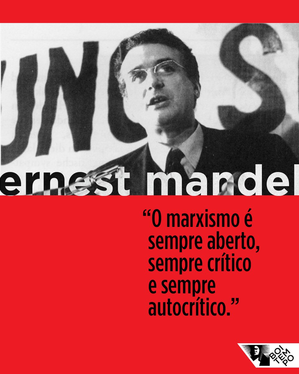 No dia 5 de abril de 1923, nascia Ernest Mandel. Economista marxista e um dos mais importantes dirigentes trotskistas da segunda metade do século XX. ⠀⠀⠀ ◢ “O socialismo e o futuro. Façamos renascer a esperança”, por Ernest Mandel bit.ly/3Dq4N6b