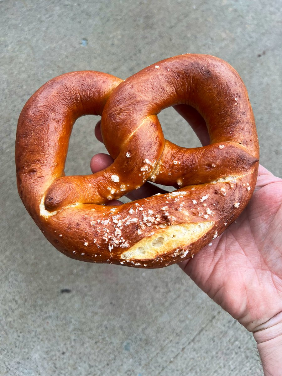 Was craving pretzels so we made some today 🥨🥨🥨