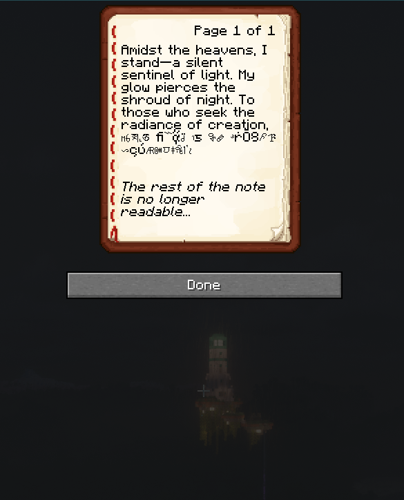 It's an adventure + creative server in a world where we are summoned to rebuild civilisation, and I'm adding ruins and cool places with lores to explore and get unlimited rare building blocks, so no grinding for resources!

server info on my discord discord.gg/wHAkhfURmP