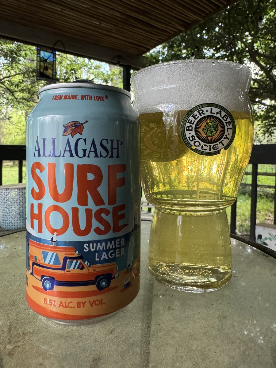 Bit early for the summer beers but it’s Allagash.