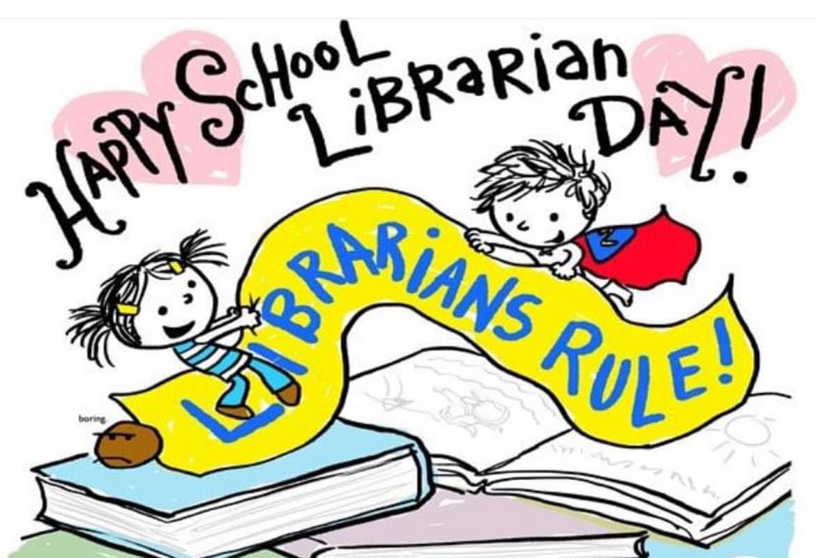 Happy #NationalSchoolLibrarianDay! Feeling blessed and grateful to be a librarian.